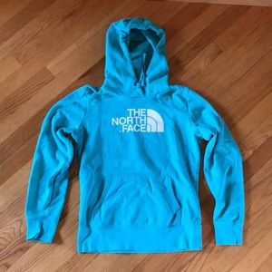 Teal North Face sweatshirt size S